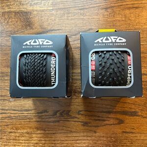 Tufo gravel swampero Bicycle Tyre Set - Black 600x40 tubeless tyre